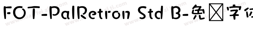 FOT-PalRetron Std B字体转换